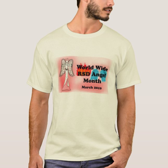T-shirt Mois mondial d'ange de RSD (Devant)