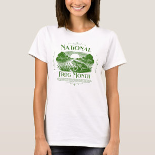 T-shirt Mois national de la grenouille