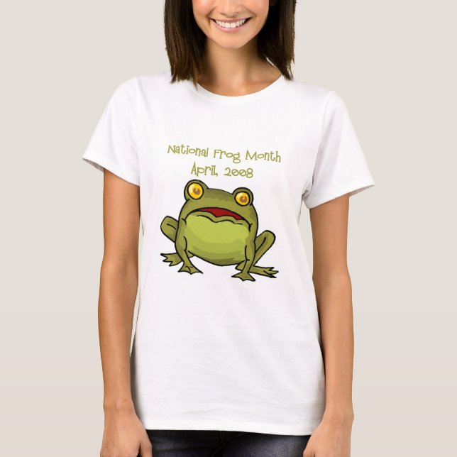 T-shirt Mois national de la grenouille (Devant)