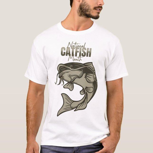 T-shirt Mois national de la pêche (Devant)