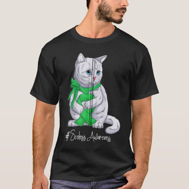 T-shirt Mois national de sensibilisation à la scoliose Rub (Devant)