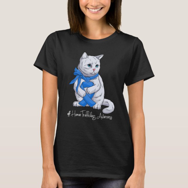 T-shirt Mois national de sensibilisation à la traite des ê (Devant)