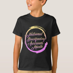 T-shirt Mois national de sensibilisation à l'allaitement m