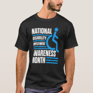T-shirt Mois national de sensibilisation à l'emploi des pe