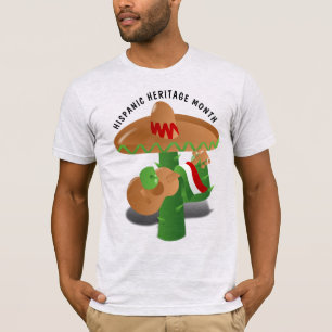 T-shirt Mois national du patrimoine hispanique - Cactus