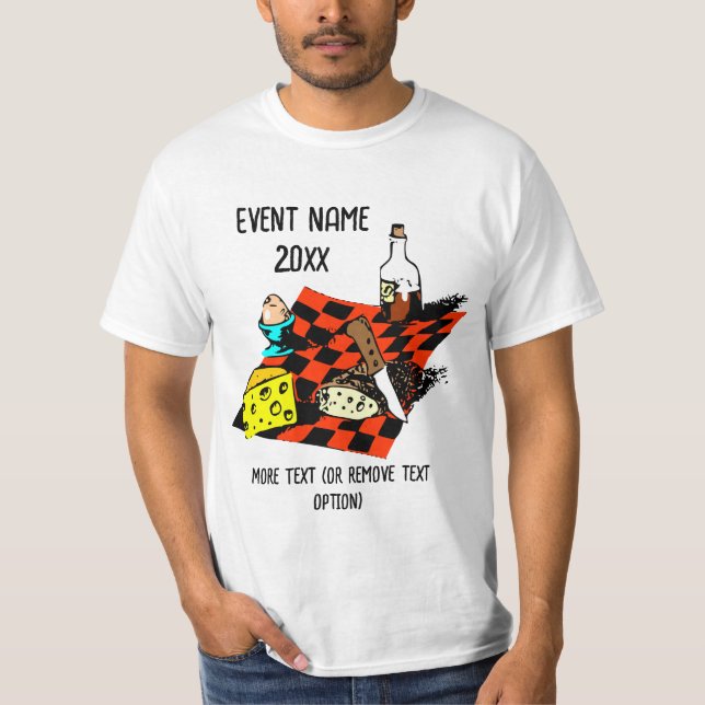 T-shirt Mois national du pique-nique (Devant)