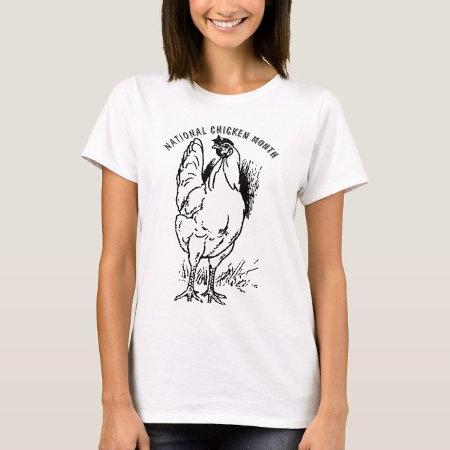 T-shirt Mois national du poulet (Devant)
