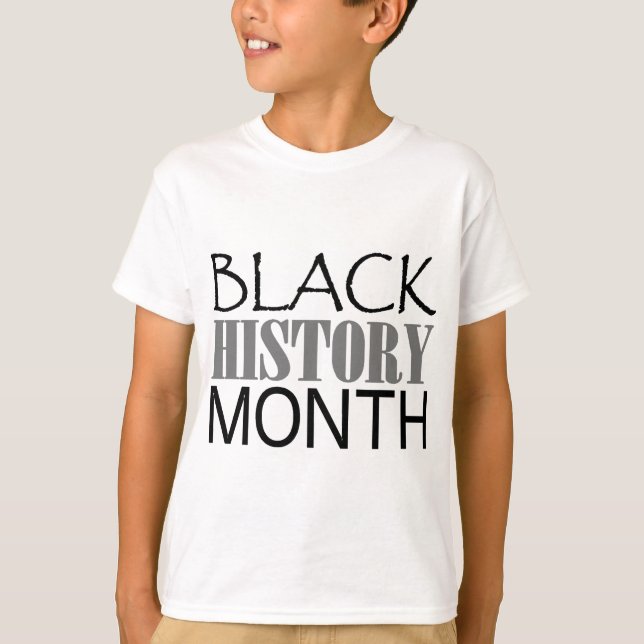 T-shirt Mois noir d'histoire (Devant)