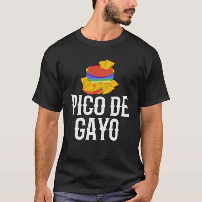 T-shirt Mois Pico de Gayo Droits de l'Homme Fière Ally Que (Devant)