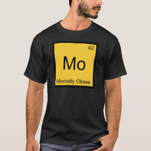 T-shirt MOIS - Pièce en t drôle morbide obèse d'élément de