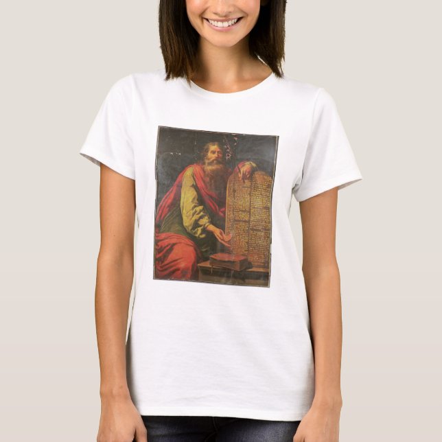 T-shirt Moïse et les tablettes de la loi (Devant)