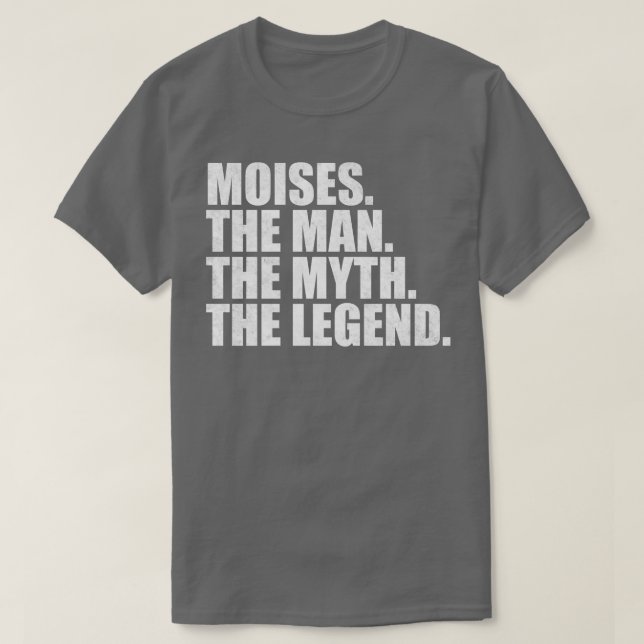 T-shirt MoisesMoises Nom Moises prénom (Design devant)