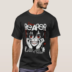 T-shirt Moissonneur Solitaire Étreinte de la Solitude Art