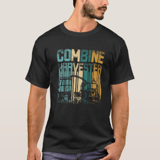 T-shirt Moissonneuse-batteuse Vintage rétro