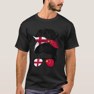 T-shirt Moitié Chinois Moitié Anglais Mélange Angleterre E