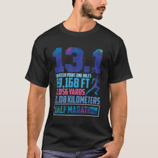 T-shirt Moitié Marathon 22,1 Miles Coureur