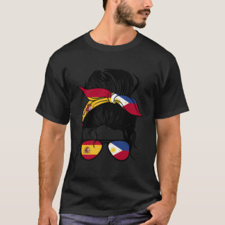 T-shirt Moitié Philippine Moitié Espagnol Racine Philippin