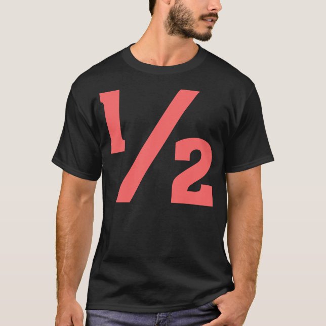T-shirt Moitié - rose tropicale (Devant)