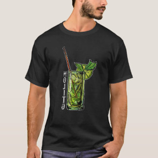 T-shirt Mojito Boire Amateur Bartender Tee Mojitos Aimer