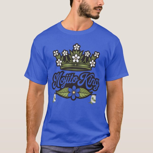 T-shirt Mojito King Loves Mojitos Boys Gifts retro (Devant)