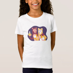 T-Shirt Mokey Best Friend