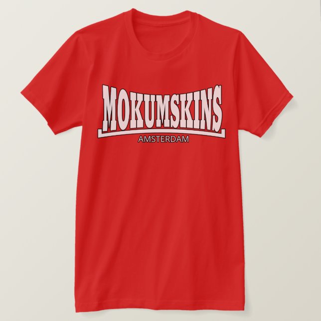 T-shirt Mokumskins red white (Design devant)