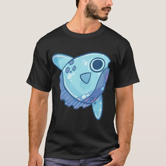 T-shirt Mola Mola Océan Turquoise Poisson-Lune (Devant)