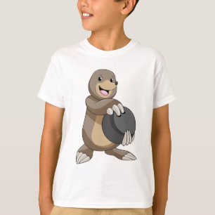 T-shirt Mole à Bowling avec Bowling balle