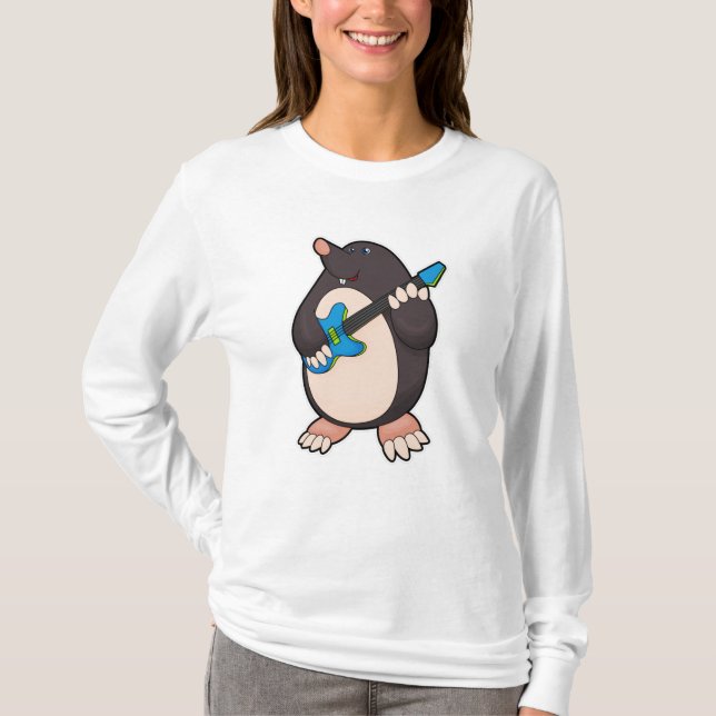 T-shirt Mole à la musique avec guitare (Devant)