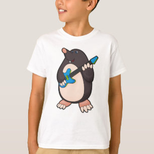 T-shirt Mole à la musique avec guitare