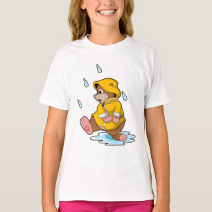 T-shirt Mole à la pluie avec Raindrops