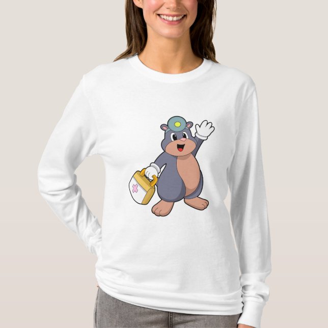 T-shirt Mole as Nurse with First aid kit.PNG (Devant)