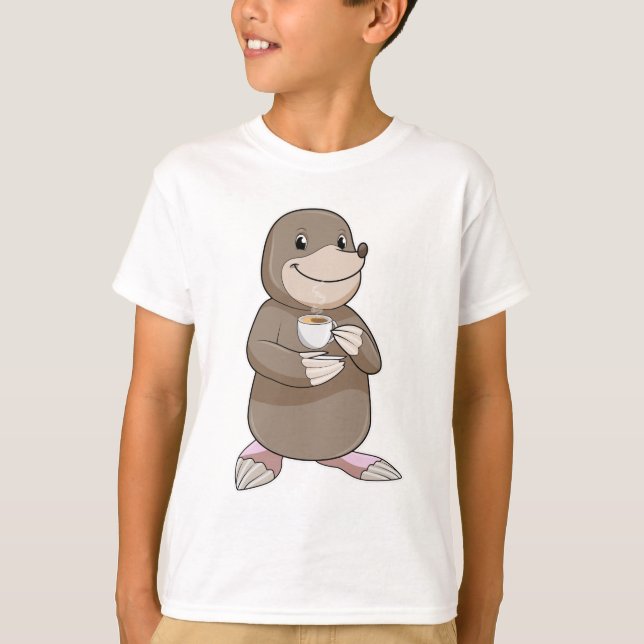 T-shirt Mole avec Coffee Cup (Devant)