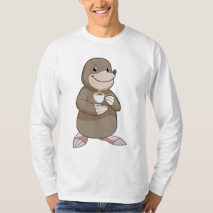 T-shirt Mole avec Coffee Cup
