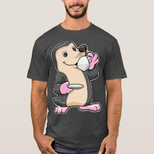 T-shirt Mole avec coupe de soucoupe de café