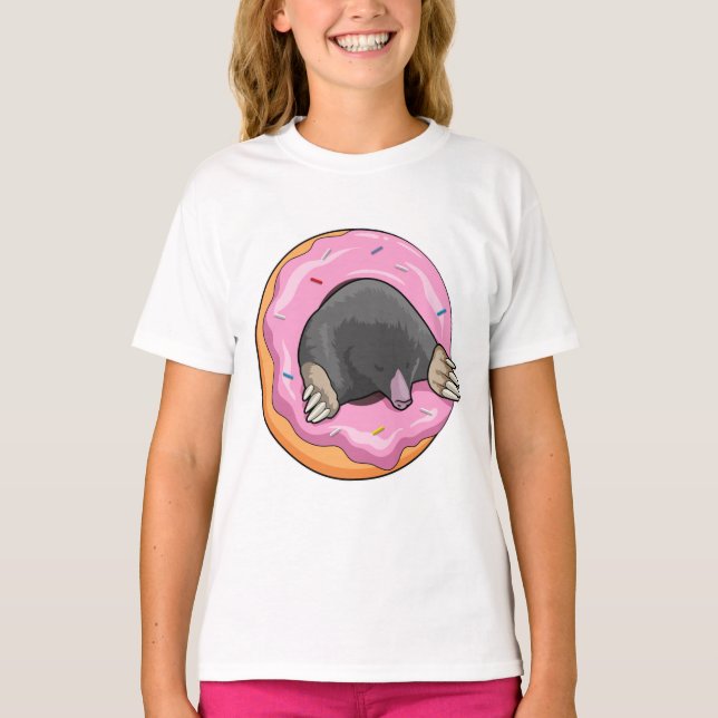T-shirt Mole avec Donut (Devant)
