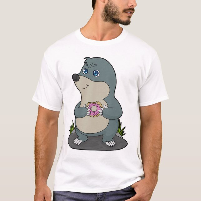 T-shirt Mole avec Donut (Devant)