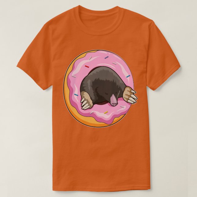 T-shirt Mole avec Donut 1 (Design devant)