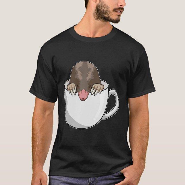 T-shirt Mole avec la coupe de café (Devant)