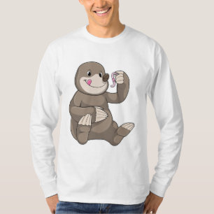 T-shirt Mole avec ver de terre