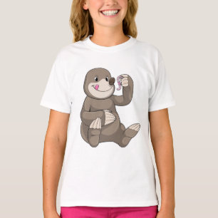T-shirt Mole avec ver de terre