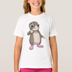 T-shirt Mole avec verre Magnifiant