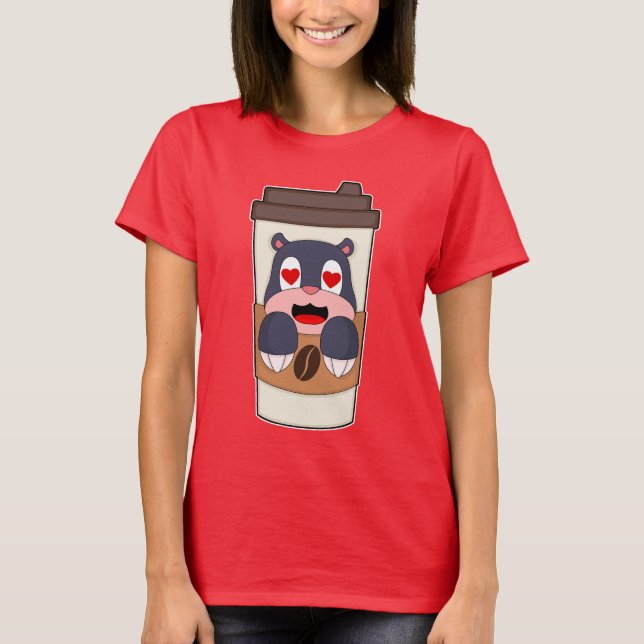 T-shirt Mole Coffee to go (Devant)