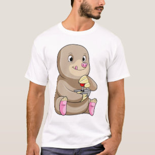 T-shirt Mole comme joueur avec Joystick