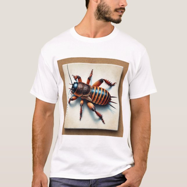 T-shirt Mole Cricket 080824IREF233 - Watercolor (Devant)