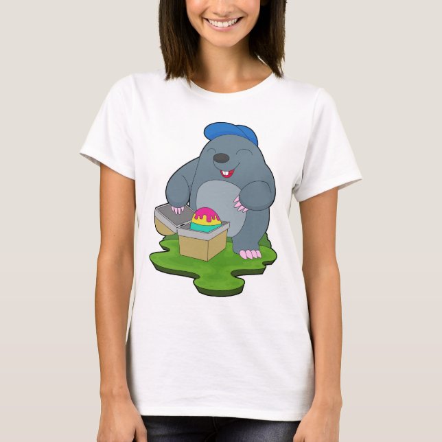 T-shirt Mole Easter Easter egg (Devant)