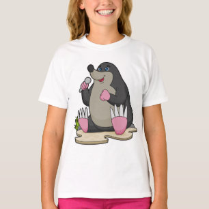 T-shirt Mole en chanteur avec microphone