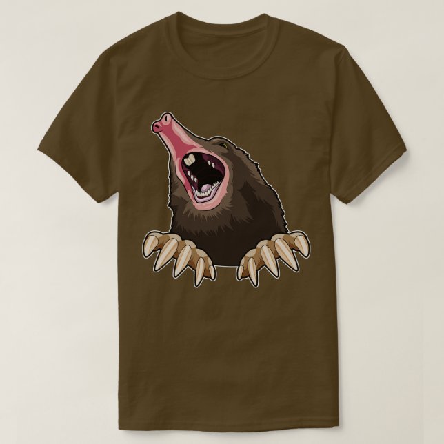 T-shirt Mole en colère (Design devant)