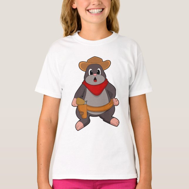 T-shirt Mole en cowboy (Devant)