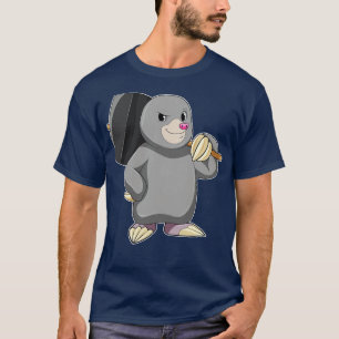 T-shirt Mole en Handyman avec Hammer